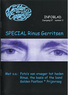 Golden Earring fanclub magazine 2000#3 front cover